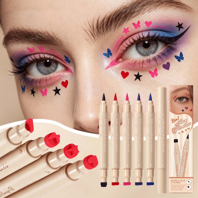 Beauty Mark Makeup - Двусторонний карандаш-подводка для глаз с яркими