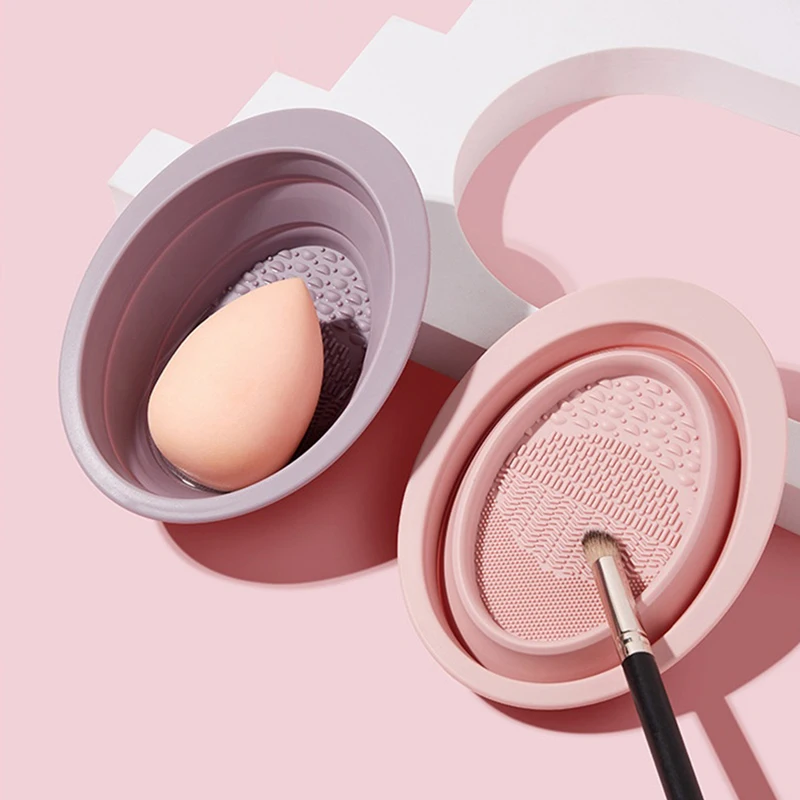 Beauty Makeup Korean - Силиконовая чаша для чистки кистей для