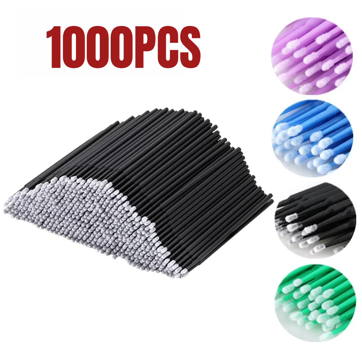 Beauty Makeup Brands - 1000/500 шт. щетка для чистки ресниц,
