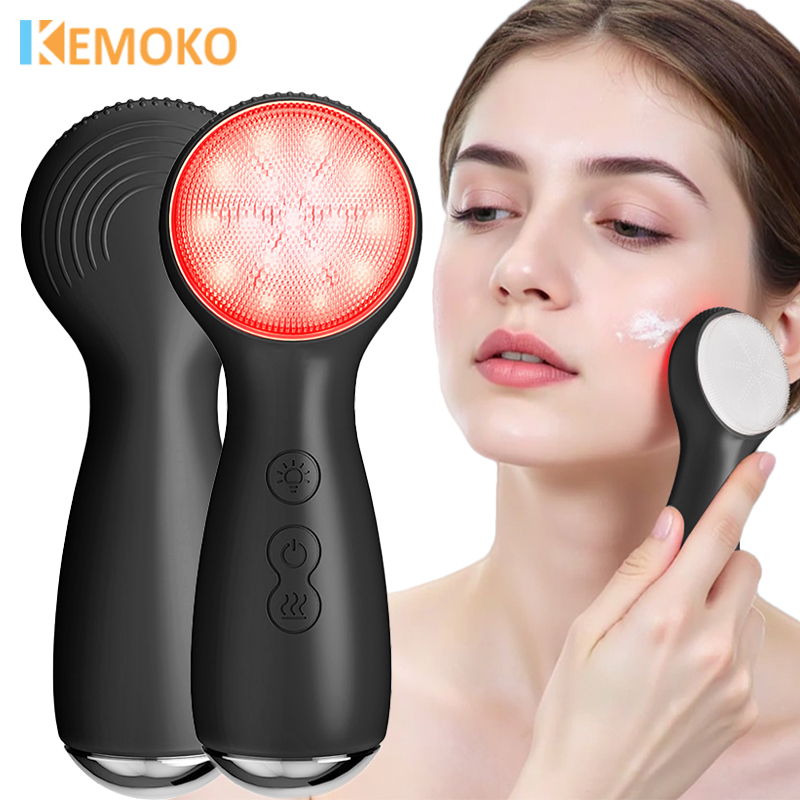 Electric Face Cleanser Brush - Многофункциональный силиконовый массажер для лица 3-в-1