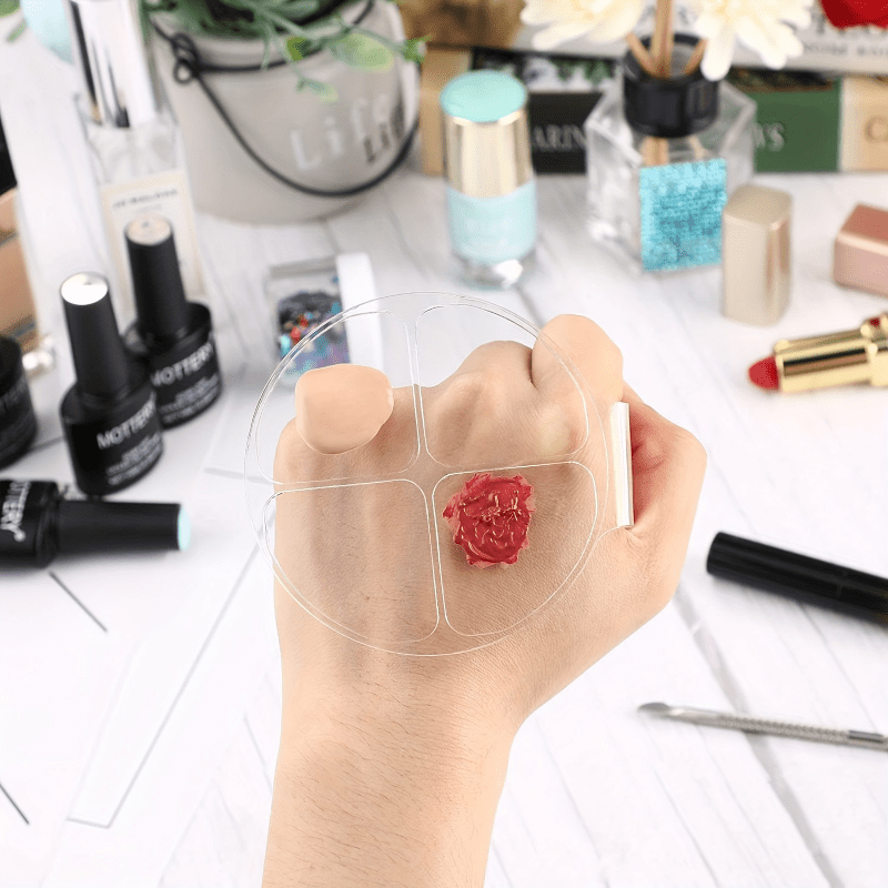 Beauty Makeup Tools - Акриловая круглая палитра для смешивания цветов