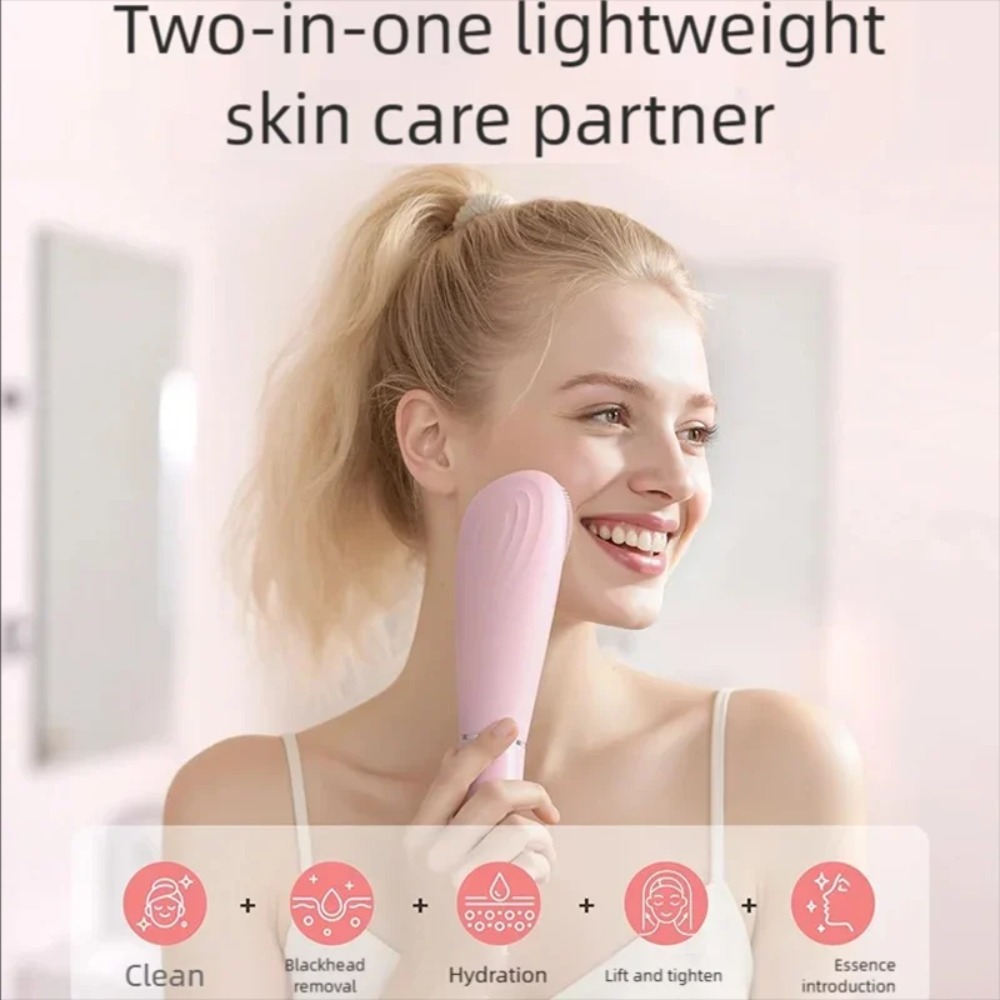 Electric Face Cleanser Brush - Электрическая силиконовая щетка для очищения лица