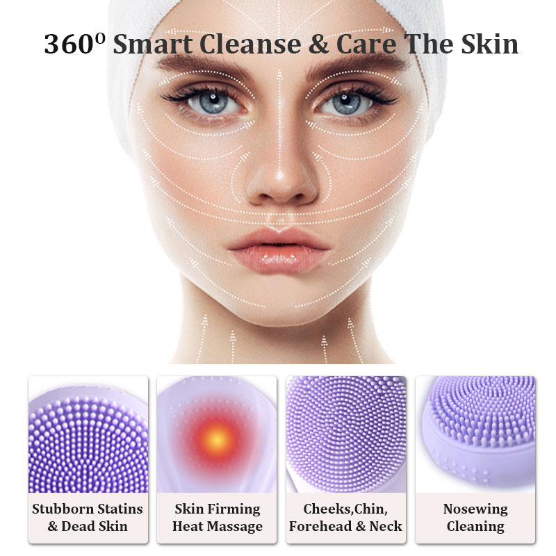 Звуковая водостойкая щетка для – обзор и цена Electric Face Cleanser Brush