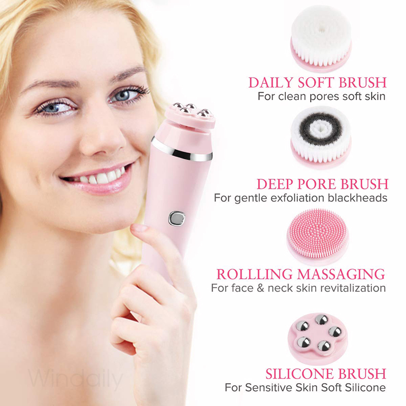 Электрическая щетка для очищен – обзор и цена Electric Face Cleanser Brush
