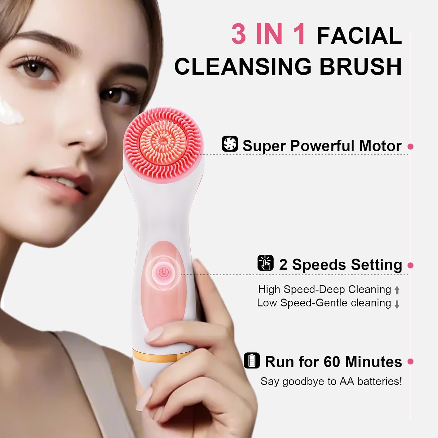 Ультразвуковая электрическая щ – обзор и цена Electric Face Cleanser Brush