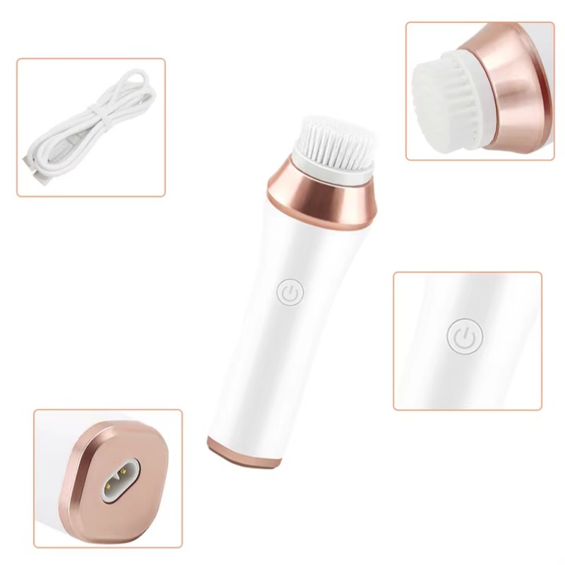 Вращающаяся электрическая щетк – обзор и цена Electric Face Cleanser Brush