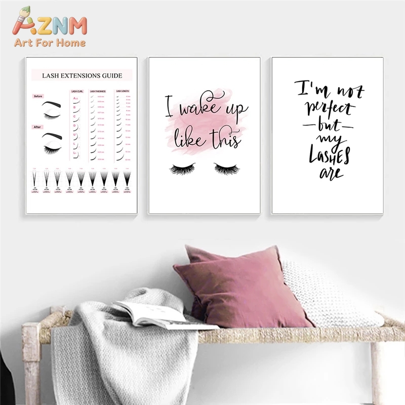 Настенный холст AZNM с руковод – обзор и цена Beauty Of Makeup Quotes