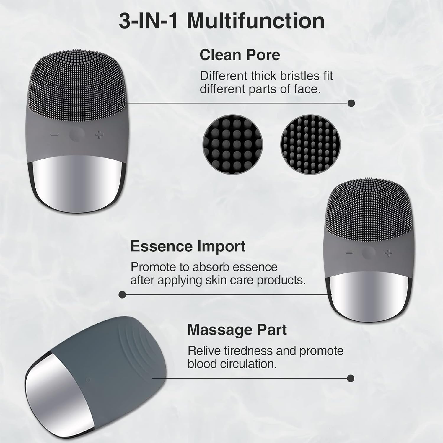Электрическая щетка для очищен – обзор и цена Electric Face Cleanser Brush